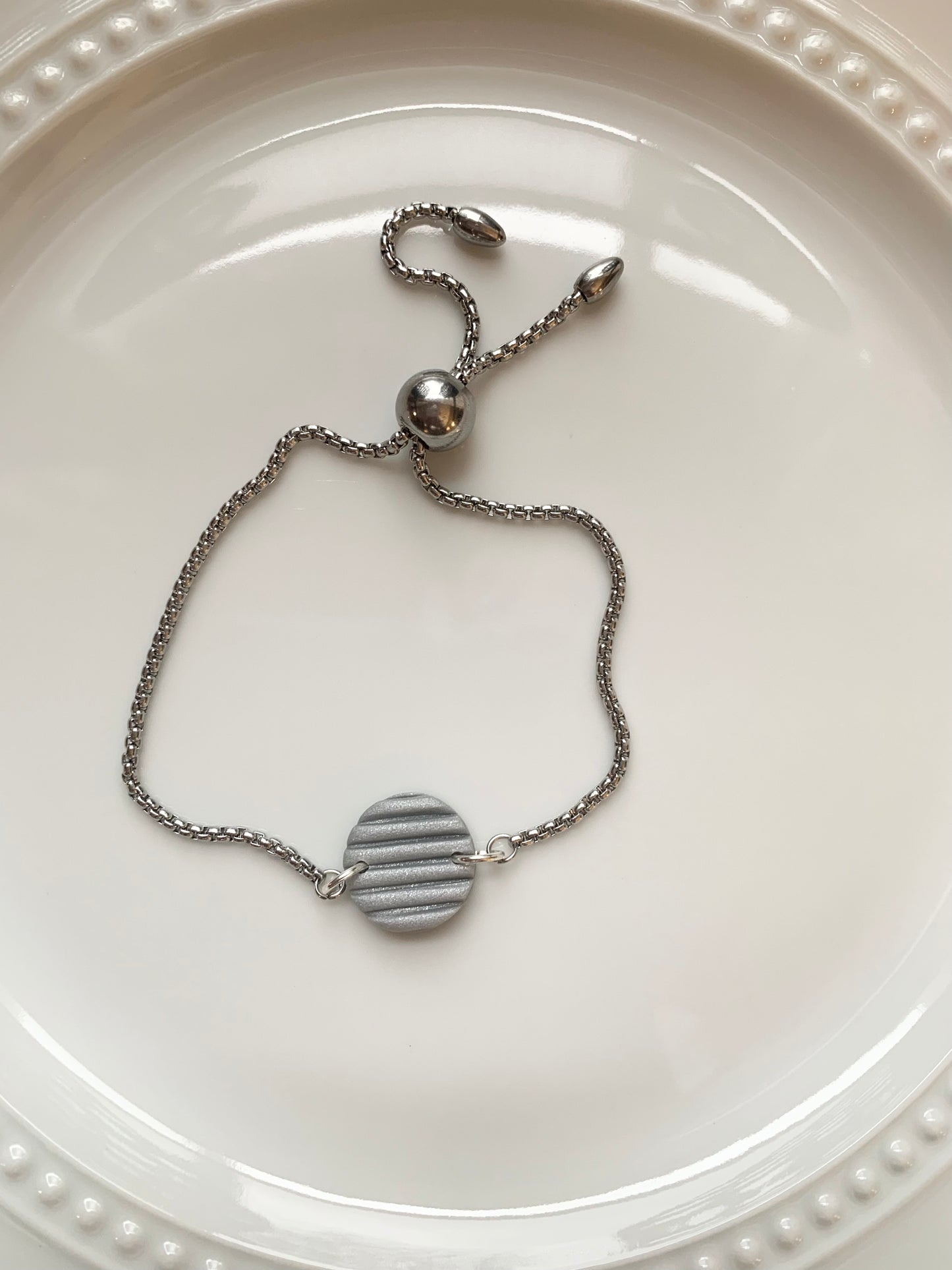 Chrome Clay Bracelet