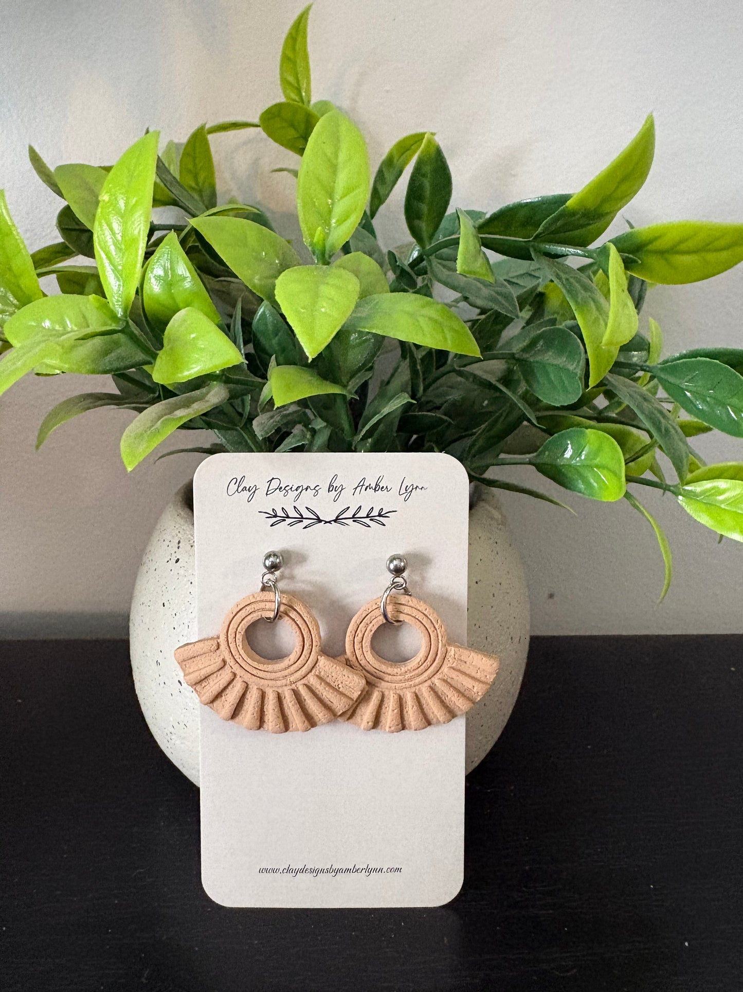 Faux Macrame Fan